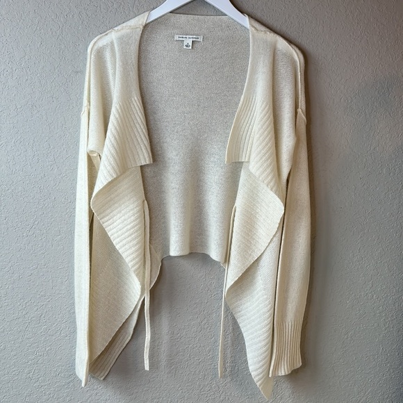 Banana Republic Tie Front Waterfall Cardigan Sweater Size Small - Picture 4 of 10